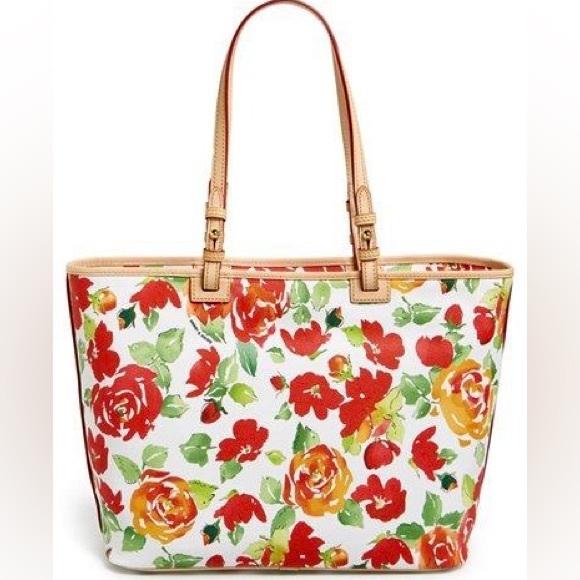 Dooney & Bourke Handbags - Dooney & Bourke Floral Tote Bag